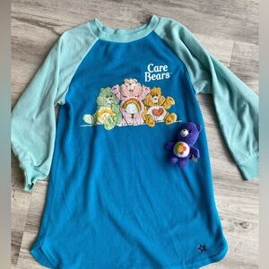 American Girl Care Bears fleece pajama dress
